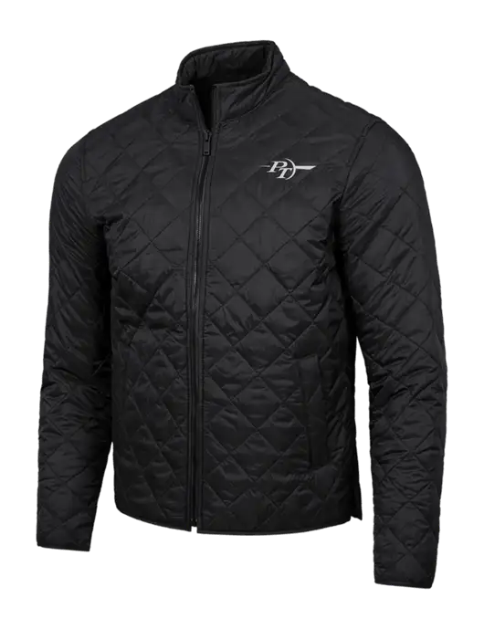 Mercer+Mettle Black Quilted Full-Zip Jacket w/PT Coupling Logo