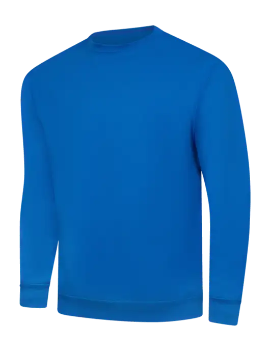 True Royal 9 oz 50/50 Cotton/Poly Crew Sweatshirt w/PT Coupling Logo