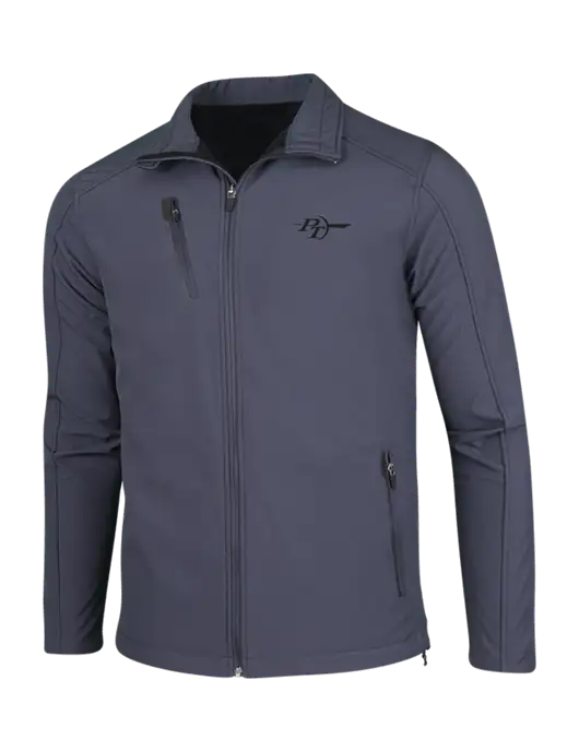 Dark Grey Welded Softshell Jacket w/PT Coupling Logo