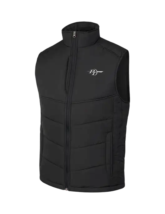 Black/Black Puffy Vest w/PT Coupling Logo