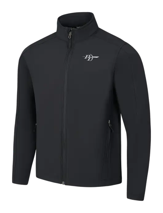 Black Core Soft Shell Jacket w/PT Coupling Logo