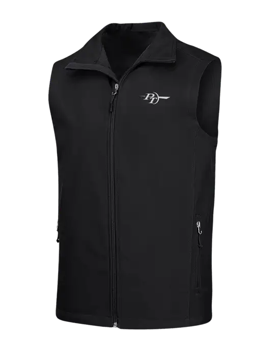 Black Core Soft Shell Vest w/PT Coupling Logo