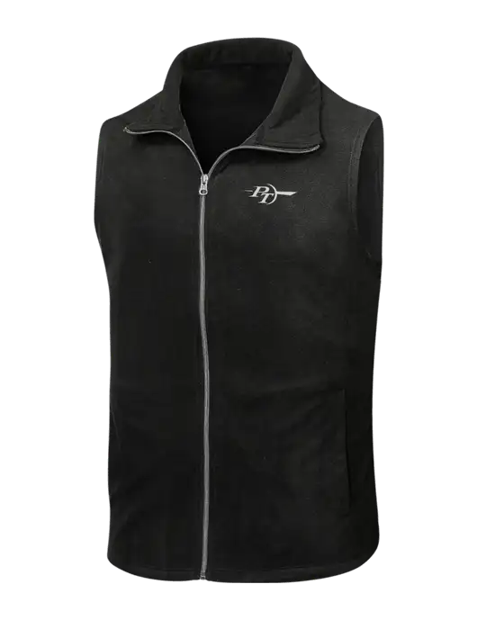 Black Microfleece Vest w/PT Coupling Logo