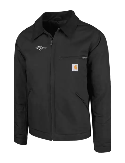Carhartt Black Duck Detroit Jacket w/PT Coupling Logo