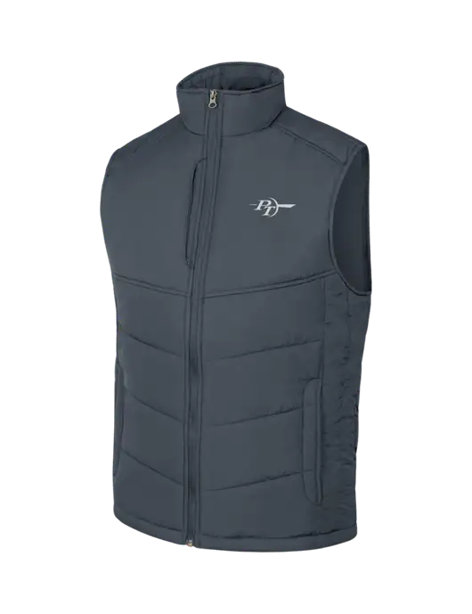 Dark Slate/Black Puffy Vest w/PT Coupling Logo