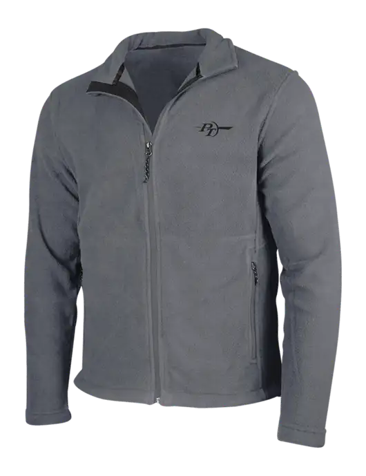 Medium Grey Fleece Jacket w/PT Coupling Logo