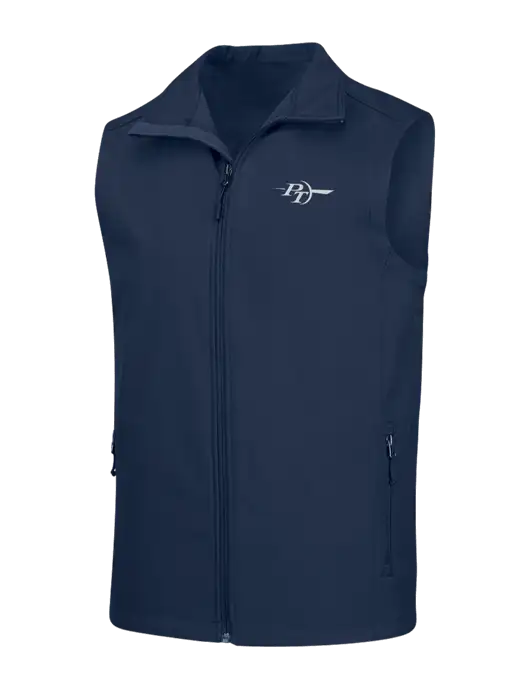 Navy Core Soft Shell Vest w/PT Coupling Logo