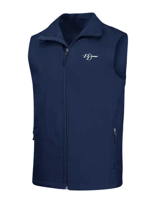 Navy Core Soft Shell Vest w/PT Coupling Logo