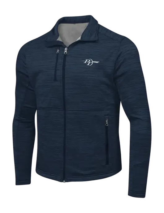 Navy Digi Stripe Fleece Jacket w/PT Coupling Logo