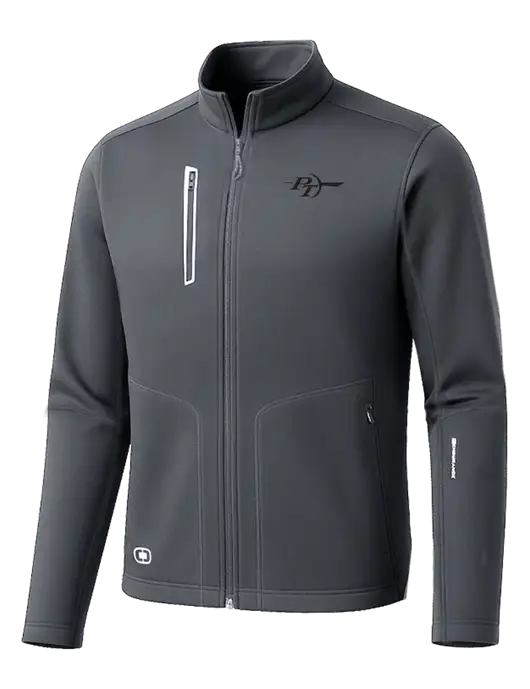 OGIO Dark Grey Endurance Fulcrum Full-Zip w/PT Coupling Logo
