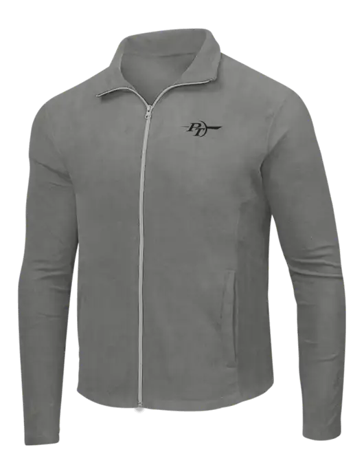 Medium Grey Microfleece Jacket w/PT Coupling Logo