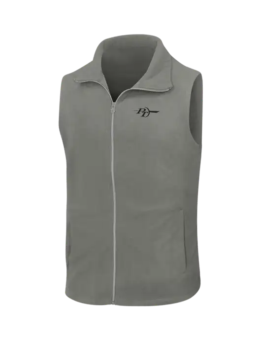 Medium Grey Microfleece Vest w/PT Coupling Logo