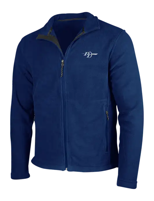 Navy Fleece Jacket w/PT Coupling Logo