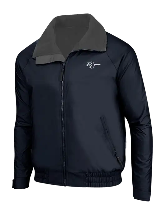 True Navy/Grey Heather Classic Competitor Jacket w/PT Coupling Logo