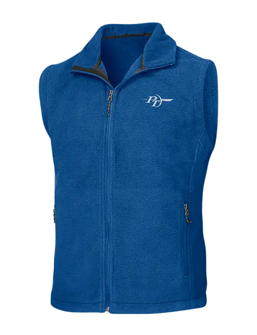 Royal Fleece Vest w/PT Coupling Logo