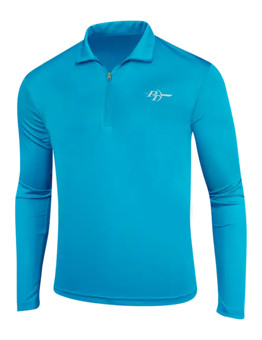 Sapphire Blue PosiCharge Competitor 1/4 Zip Pullover w/PT Coupling Logo