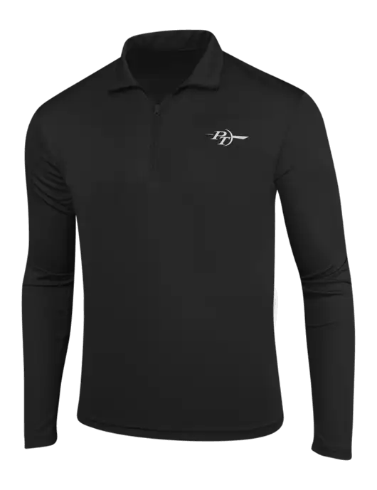 Black PosiCharge Competitor 1/4 Zip Pullover w/PT Coupling Logo