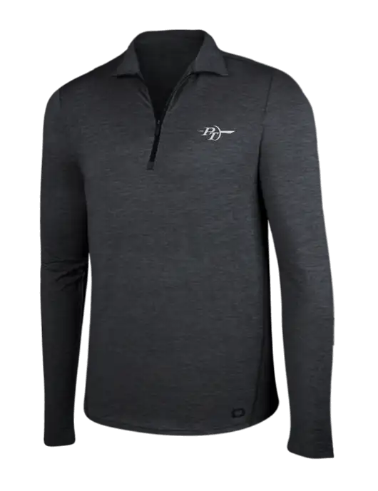 OGIO Blacktop Heather Endurance Force 1/4 Zip w/PT Coupling Logo