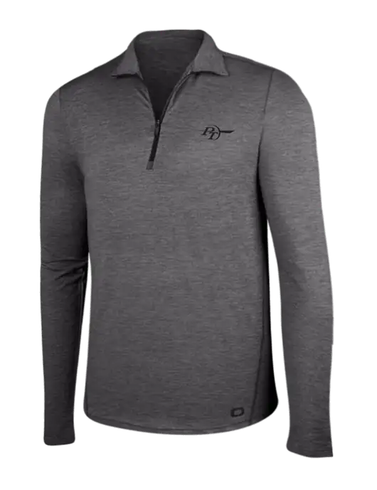 OGIO Gear Grey Heather Endurance Force 1/4 Zip w/PT Coupling Logo