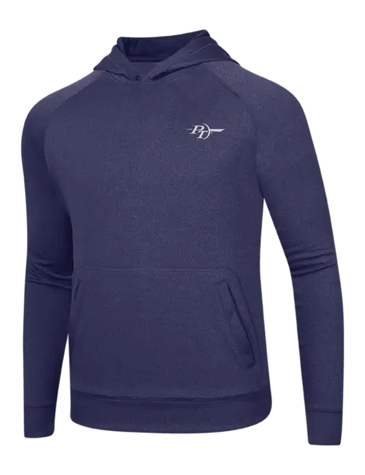 Tech True Navy Fleece Hooded Sweatshirt w/PT Coupling Logo