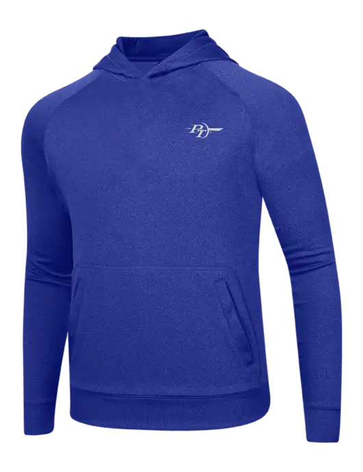 Tech True Royal Fleece Hooded Sweatshirt w/PT Coupling Logo
