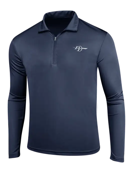 Navy PosiCharge Competitor 1/4 Zip Pullover w/PT Coupling Logo