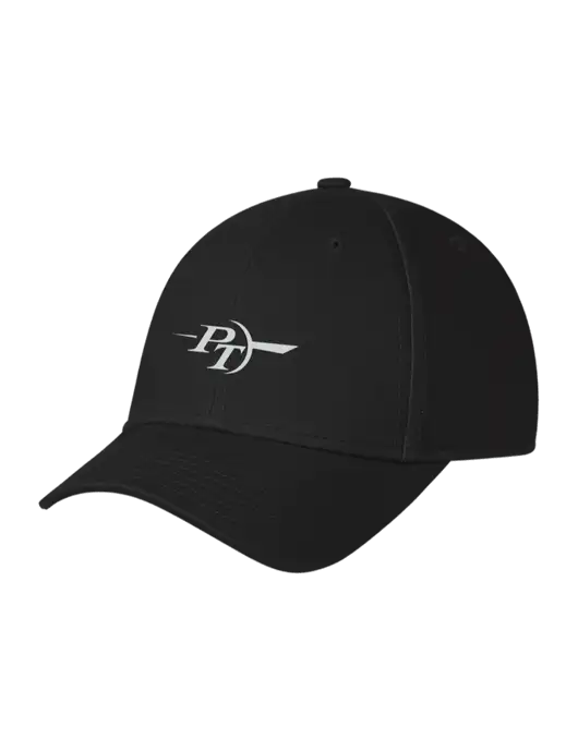 Black Structured Cap Hook & Loop w/PT Coupling Logo