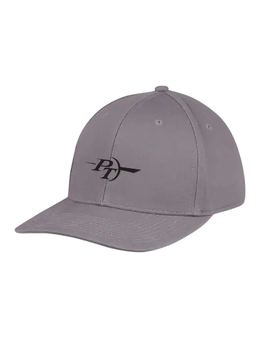 Premium Modern Structured Twill Charcoal Snapback Cap w/PT Coupling Logo