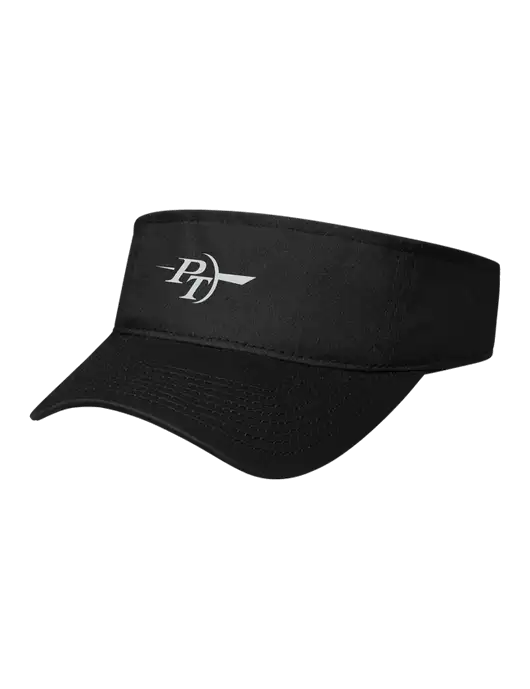 Black Cap Visor w/PT Coupling Logo