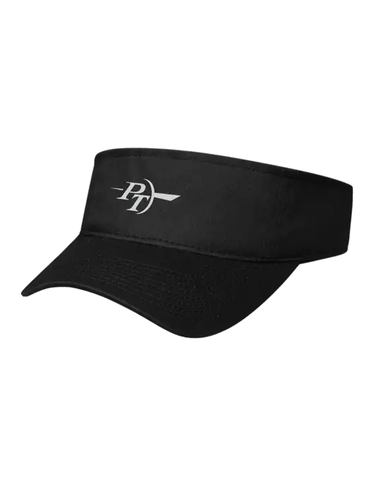 Black Cap Visor w/PT Coupling Logo