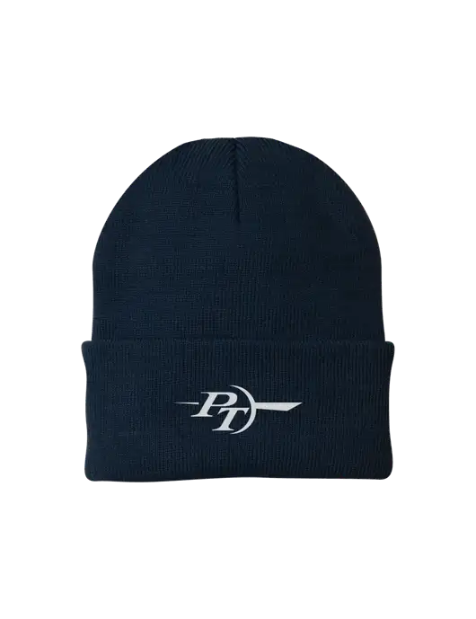 Navy Knit Cap w/PT Coupling Logo