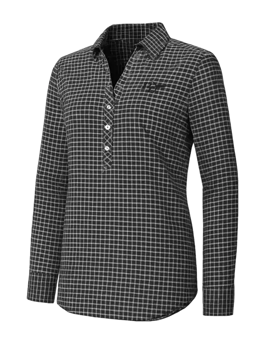 Womens Dark Grey/White City Stretch Shirt w/PT Coupling Logo