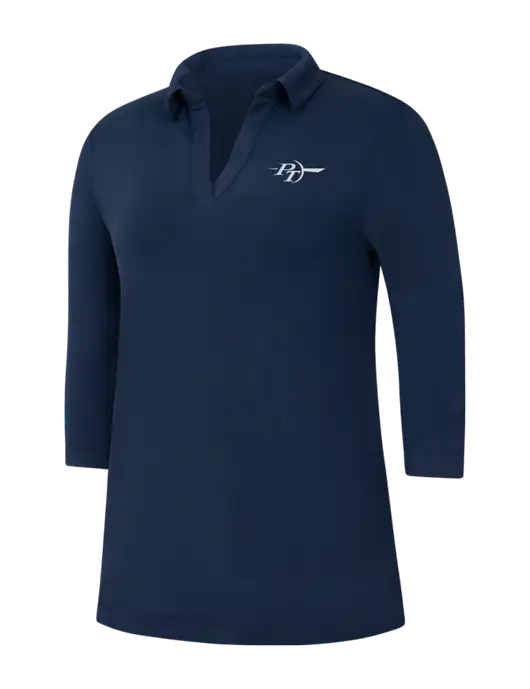 Navy Womens Luxe Knit Tunic w/PT Coupling Logo