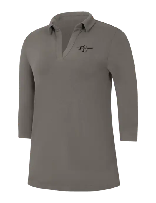 Womens Dark Grey Luxe Knit Tunic w/PT Coupling Logo
