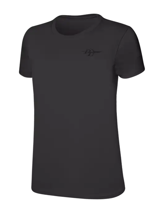 Womens Ring Spun Charcoal 4.5 oz T-Shirt w/PT Coupling Logo