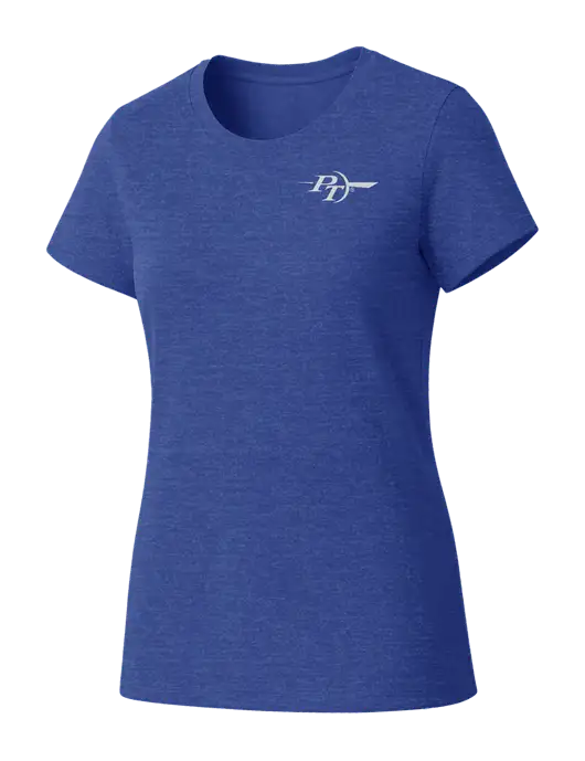 Womens Seriously Soft Royal Frost T-Shirt w/PT Coupling Logo