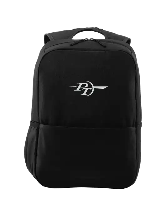 Access Square Laptop Black Backpack w/PT Coupling Logo