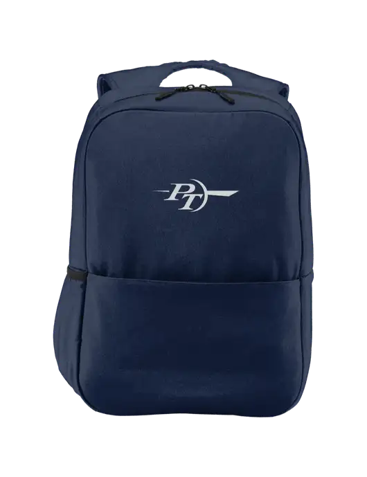 Access Square Laptop River Blue Navy Backpack w/PT Coupling Logo