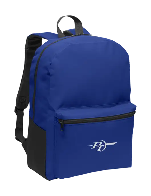 Casual Twilight Blue Lightweight Laptop Backpack w/PT Coupling Logo