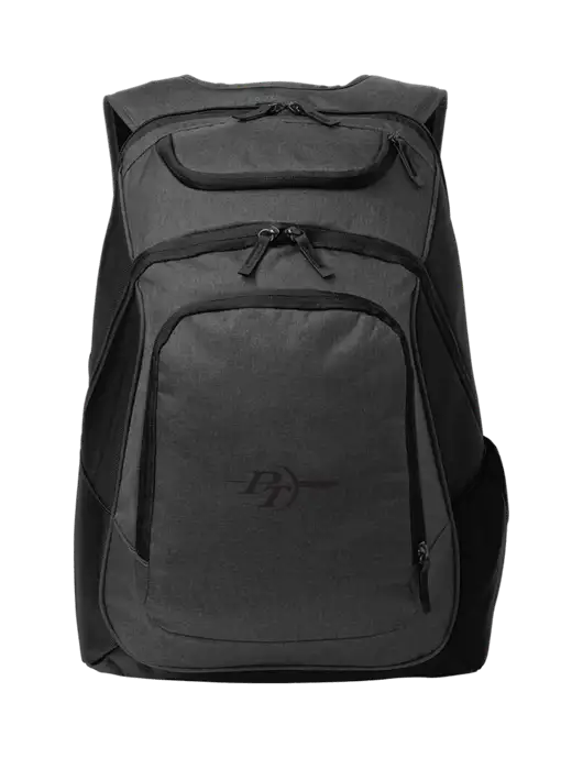 Executive Graphite Heather/Black Laptop Backpack w/PT Coupling Logo