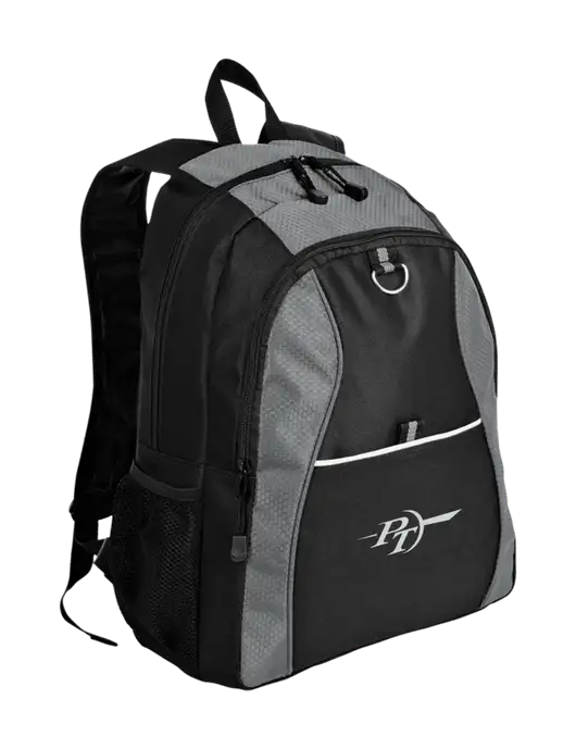 Honeycomb Grey/Black Backpack w/PT Coupling Logo