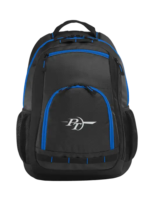 Xtreme Black/Dark Grey/Royal Blue Backpack w/PT Coupling Logo
