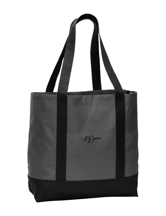Carryall Charcoal/Black Day Tote Dark w/PT Coupling Logo