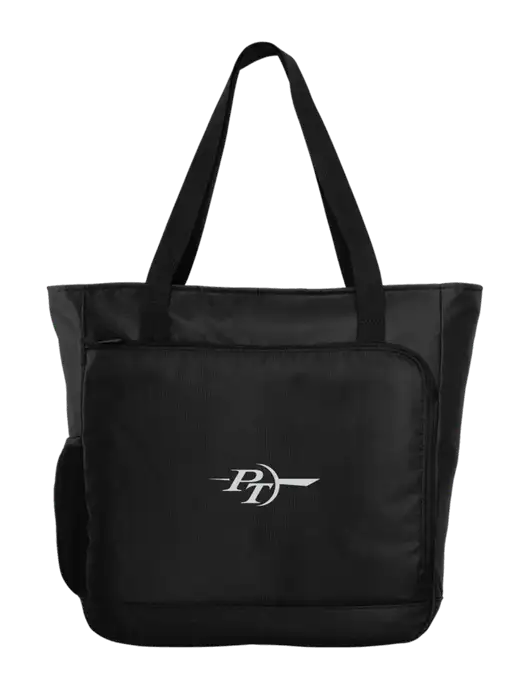 City Black Laptop Tote w/PT Coupling Logo