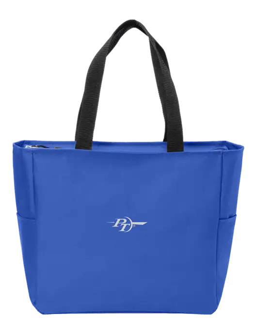 Everyday True Royal Zip Tote  w/PT Coupling Logo