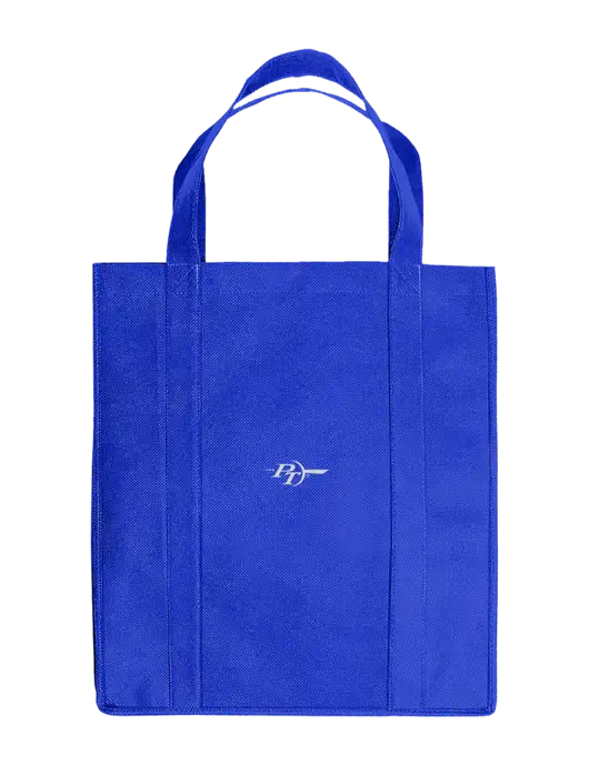 Eco Reusable Jumbo Royal Shopping Bag w/PT Coupling Logo